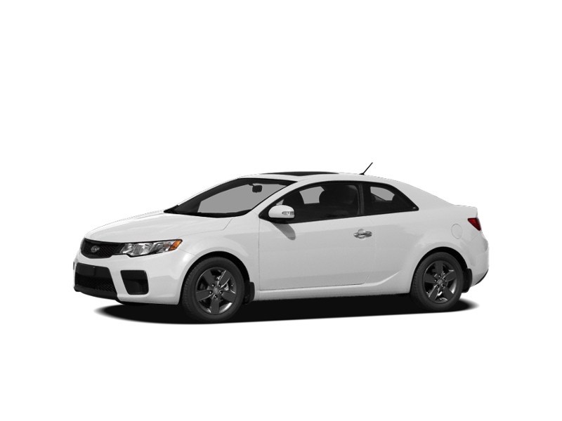 2011 Kia Forte Koup 2dr Cpe Auto SX Pure White  Shot 8
