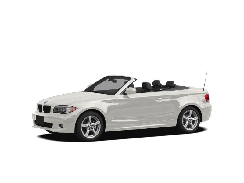 2012 BMW 128 2dr Cabriolet 128i Alpine White  Shot 1