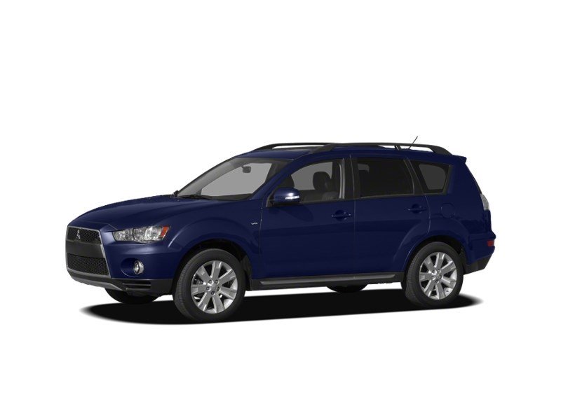 2012 Mitsubishi Outlander 4WD 4dr ES Cosmic Blue Metallic  Shot 4