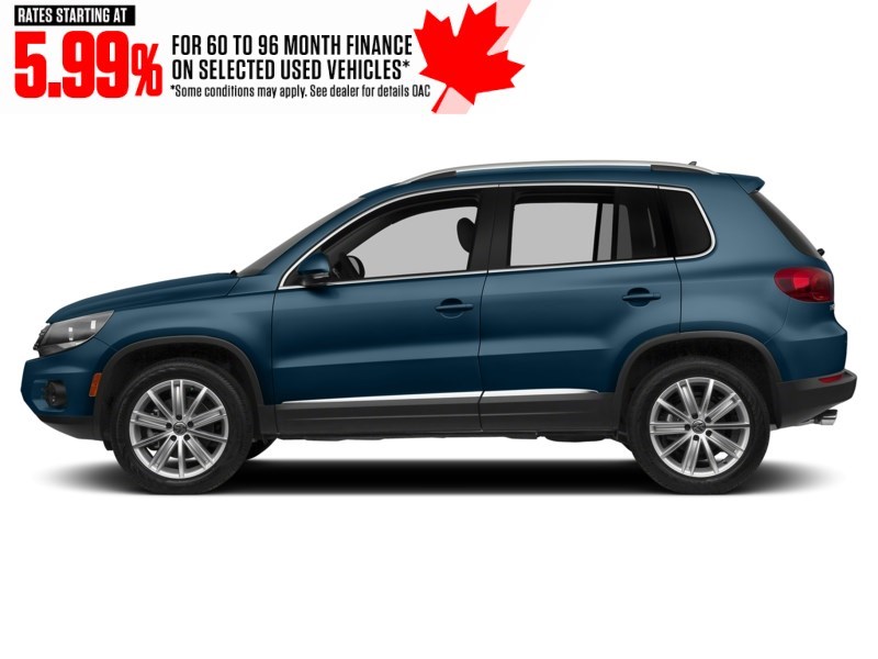 2017 Volkswagen Tiguan 4MOTION 4dr Comfortline Pacific Blue  Shot 3