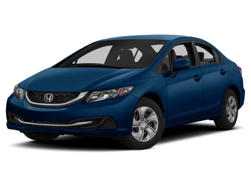 2013 Honda Civic 4dr Man EX - One Owner - Clean CarFax Dyno Blue Pearl  Shot 7
