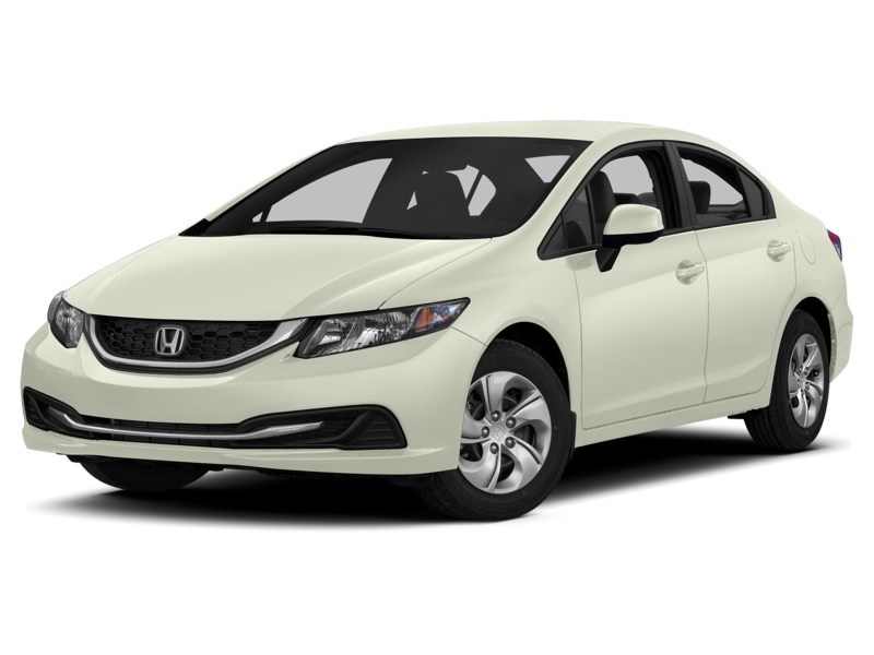 2013 Honda Civic 4dr Man EX - One Owner - Clean CarFax Taffeta White  Shot 16