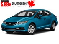 2014 Honda Civic 4dr CVT LX Dyno Blue Pearl  Shot 1