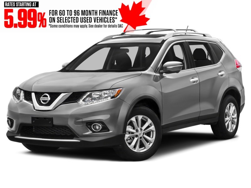 2016 Nissan Rogue AWD 4dr S Brilliant Silver Metallic  Shot 4