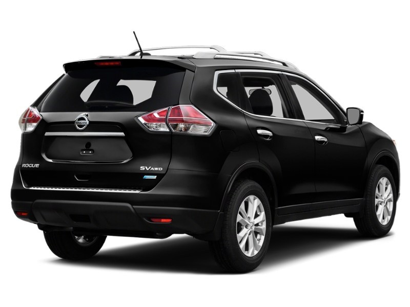 2015 Nissan Rogue AWD 4dr S Super Black  Shot 6