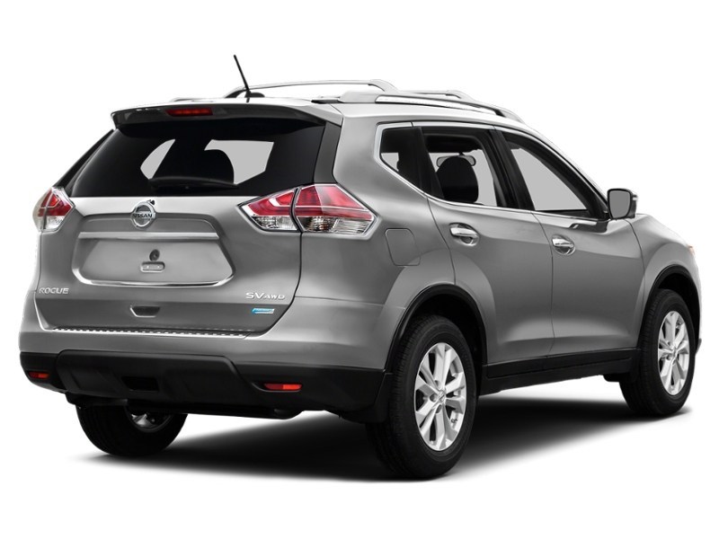 2015 Nissan Rogue AWD 4dr S Brilliant Silver Metallic  Shot 12