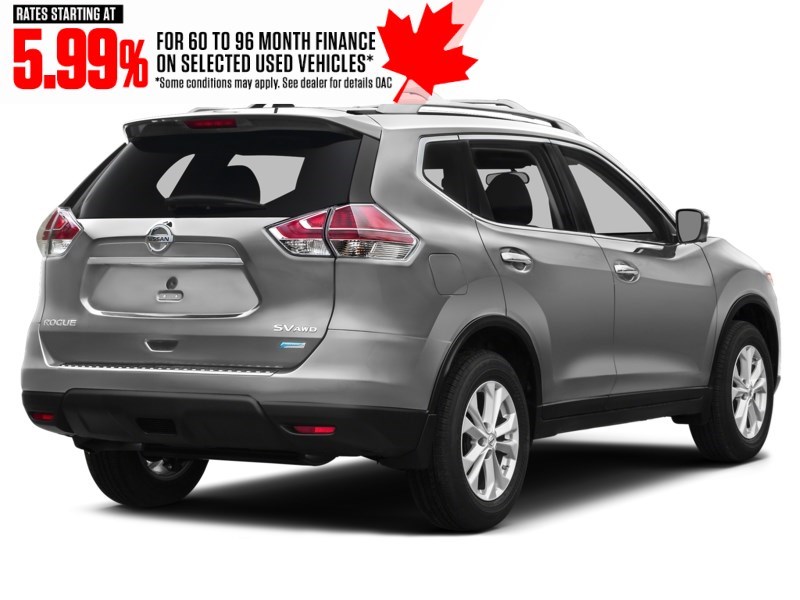 2016 Nissan Rogue AWD 4dr S Brilliant Silver Metallic  Shot 6