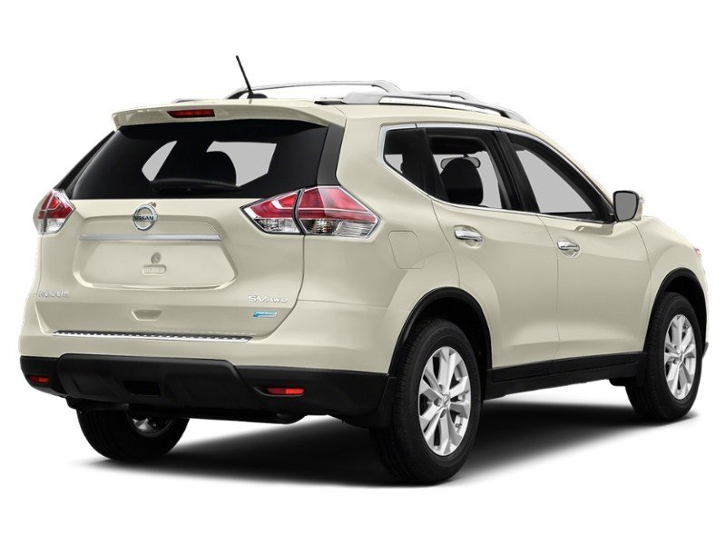 2015 Nissan Rogue AWD 4dr S Pearl White  Shot 24