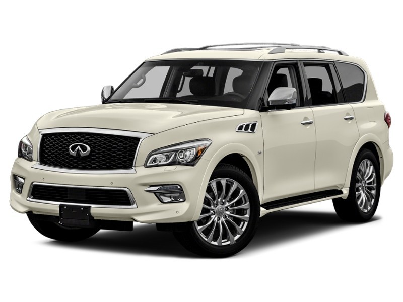 2016 INFINITI QX80 4WD 4dr 7-Passenger Majestic White Pearl  Shot 1