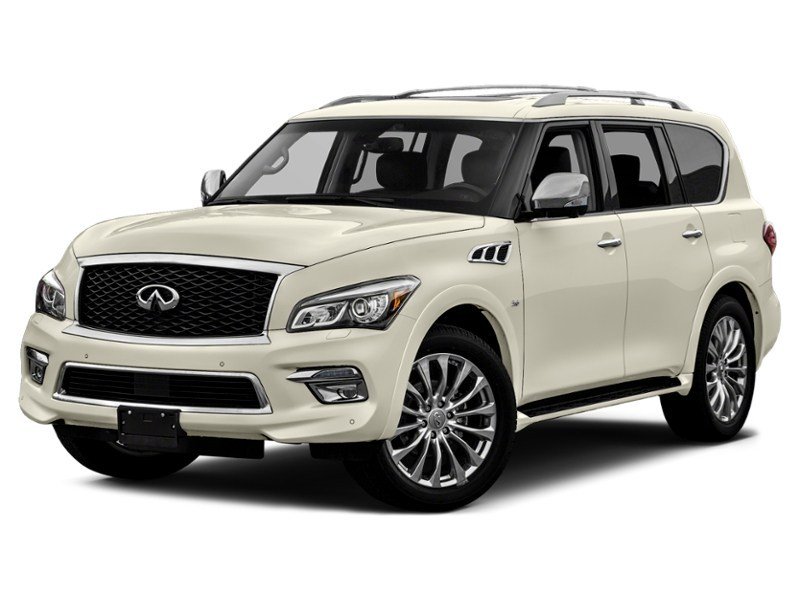 2016 INFINITI QX80 4WD 4dr 7-Passenger Majestic White Pearl  Shot 1