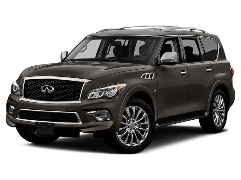 2016 INFINITI QX80 4WD 4dr 7-Passenger Smoky Quartz Metallic  Shot 22