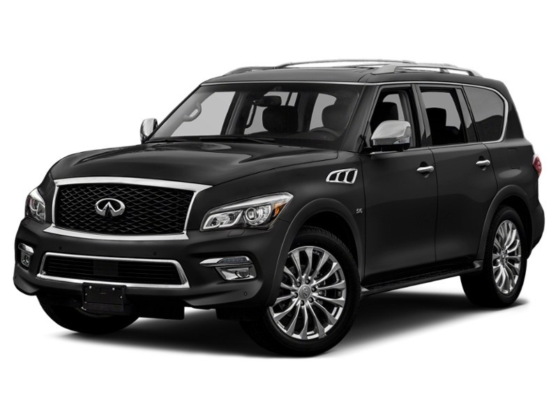 2016 INFINITI QX80 4WD 4dr 7-Passenger Asgard Grey Metallic  Shot 28