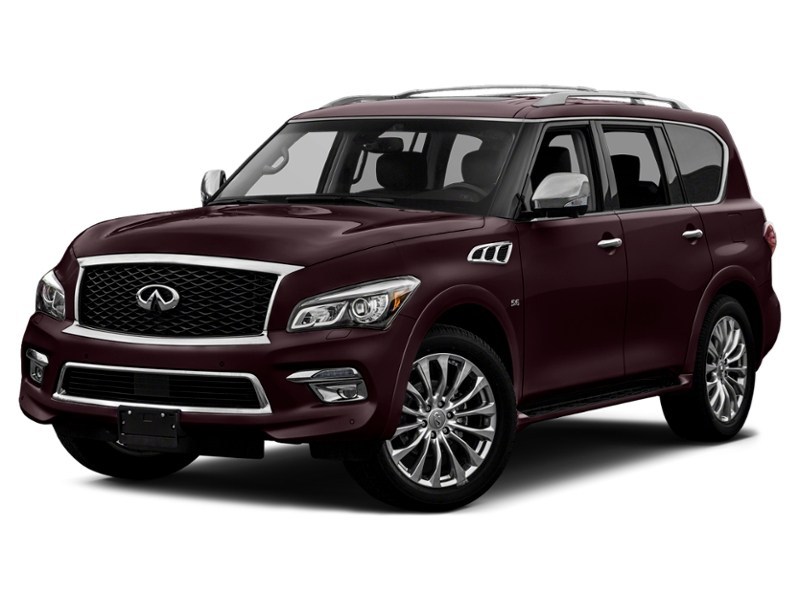 2016 INFINITI QX80 4WD 4dr 7-Passenger Dark Currant Pearl  Shot 37