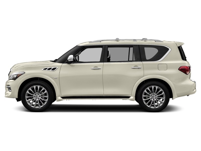2016 INFINITI QX80 4WD 4dr 7-Passenger Majestic White Pearl  Shot 3