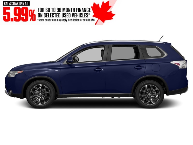 2015 Mitsubishi Outlander 4WD 4dr GT Cosmic Blue  Shot 5