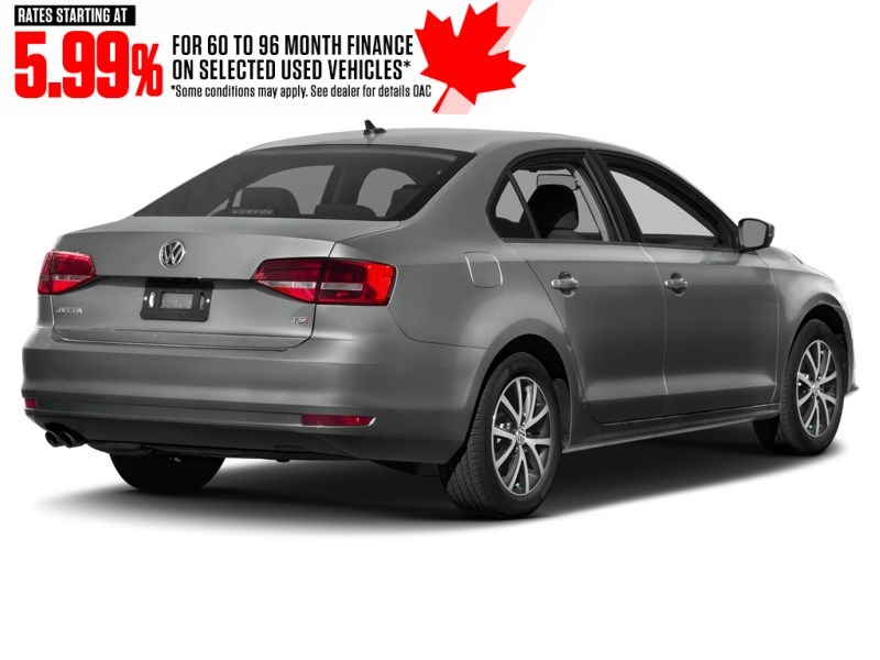 2015 Volkswagen Jetta 4dr 2.0L Auto Trendline+ Platinum Grey Metallic  Shot 2