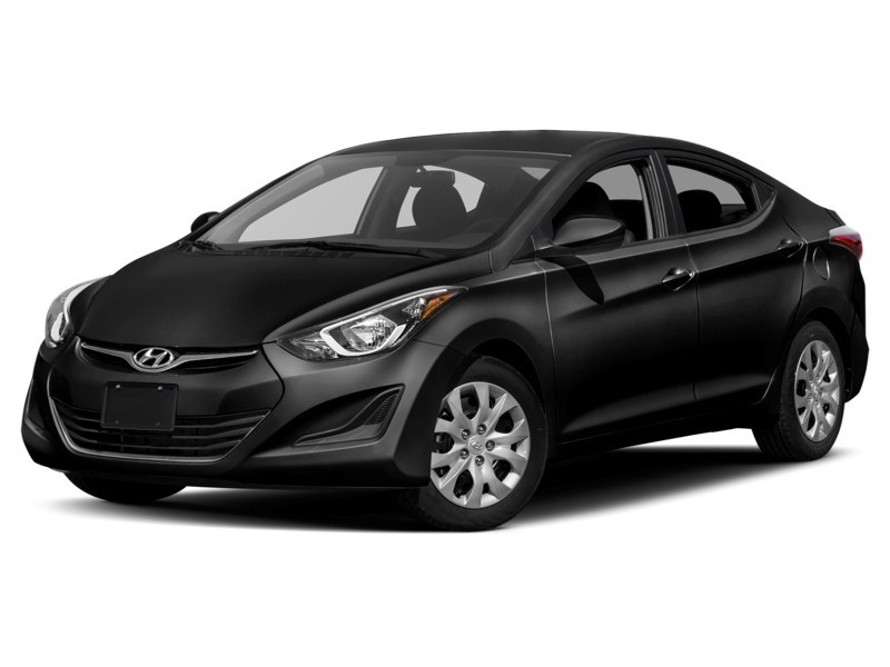 2015 Hyundai Elantra 4dr Sdn Auto GL Black Noir Pearl Metallic  Shot 4