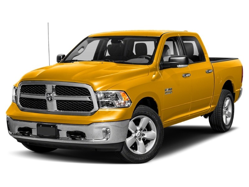 2017 RAM 1500 4WD Crew Cab 140.5" Big Horn Detonator Yellow Clearcoat  Shot 175