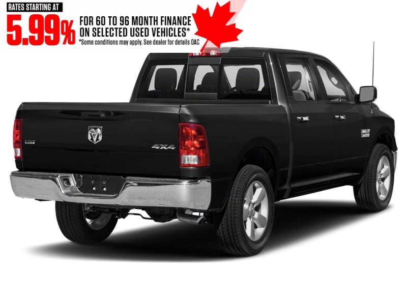 2021 RAM 1500 Classic SLT 4x4 Crew Cab 5'7" Box Diamond Black Crystal Pearl  Shot 8