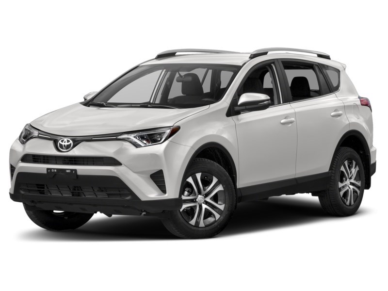 2018 Toyota RAV4 AWD LE Alpine White  Shot 4