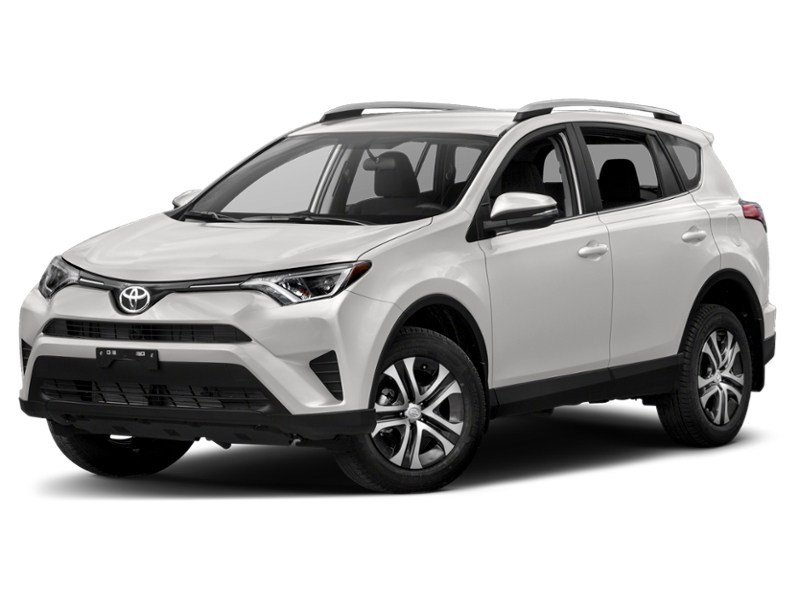 2018 Toyota RAV4 AWD LE Alpine White  Shot 1