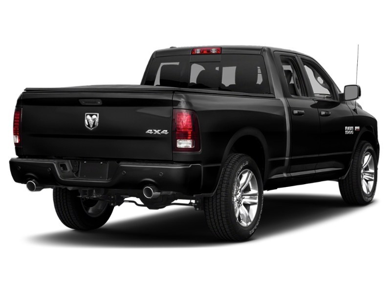 2017 RAM 1500 4WD Quad Cab 140.5" Sport Brilliant Black Crystal Pearl  Shot 6