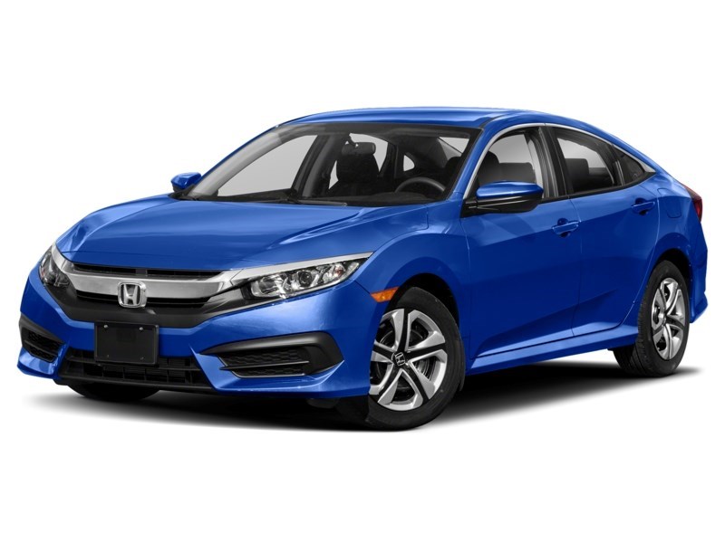 2018 Honda Civic LX CVT Aegean Blue Metallic  Shot 4