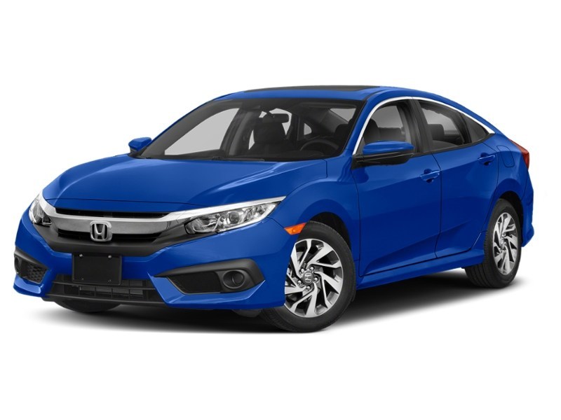 2018 Honda Civic EX CVT Aegean Blue Metallic  Shot 10