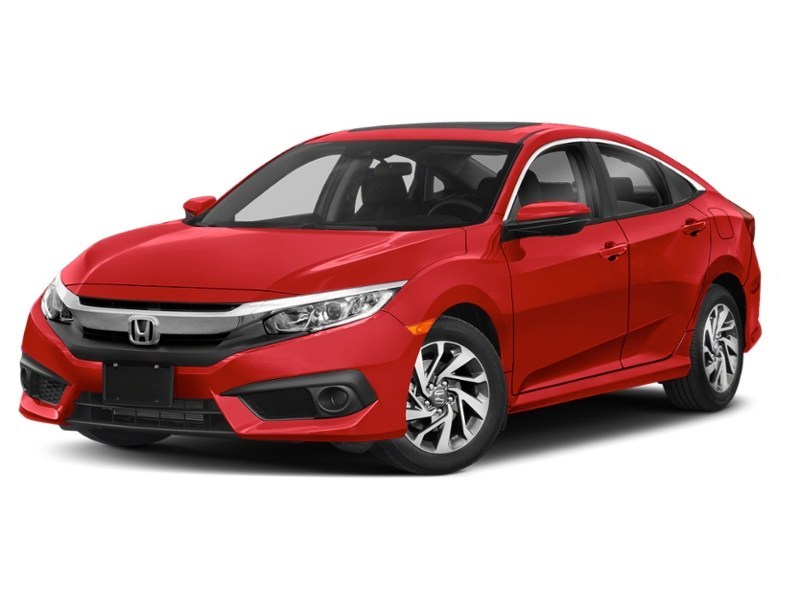 2018 Honda Civic EX CVT Rallye Red  Shot 34