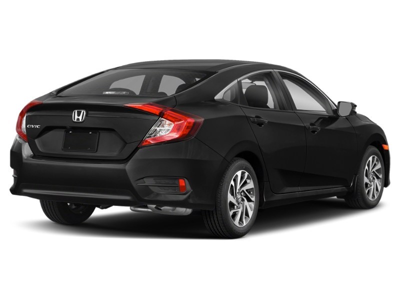 2018 Honda Civic EX CVT Crystal Black Pearl  Shot 6