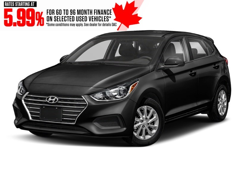 2019 Hyundai Accent 5 Door Preferred Auto Aurora Black Pearl  Shot 4