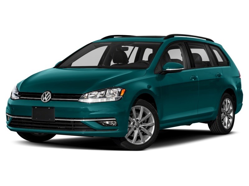 2018 Volkswagen Golf SportWagen Trendline Manual Peacock Green Metallic  Shot 34