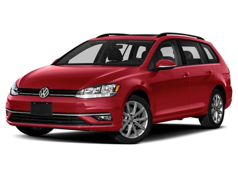 2018 Volkswagen Golf SportWagen Trendline Manual Tornado Red  Shot 40
