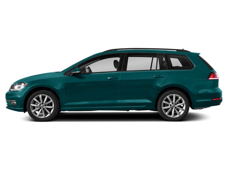 2018 Volkswagen Golf SportWagen Trendline Manual Peacock Green Metallic  Shot 35