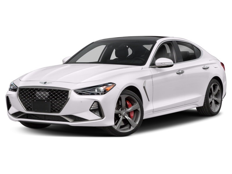 2019 Genesis G70 3.3T Sport AWD Casablanca White Mica  Shot 1