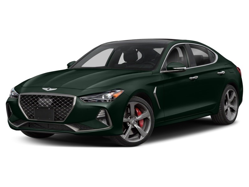 2021 Genesis G70 2.0T Elite Nurburg Green  Shot 4