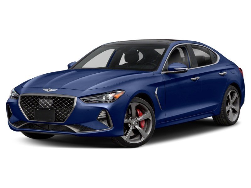 2019 Genesis G70 2.0T Elite Mallorca Blue Metallic  Shot 1
