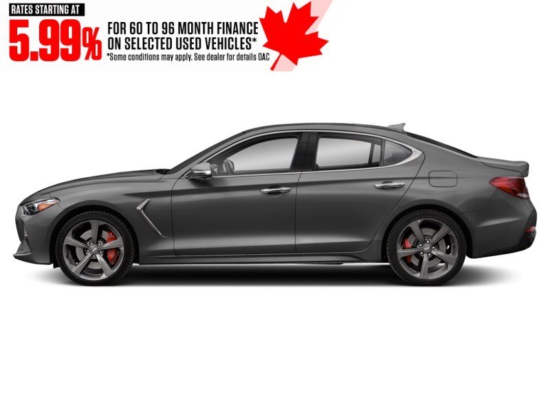 2019 Genesis G70 3.3T Sport AWD Himalayan Grey Metallic  Shot 3