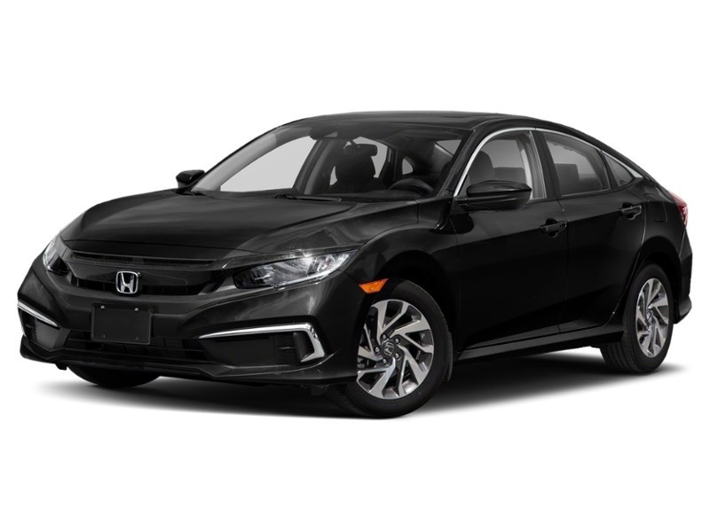 2019 Honda Civic EX CVT Crystal Black Pearl  Shot 1