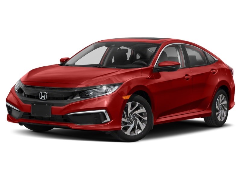 2021 Honda Civic EX CVT Rallye Red  Shot 4