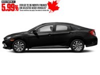 2021 Honda Civic EX CVT Crystal Black Pearl  Shot 5