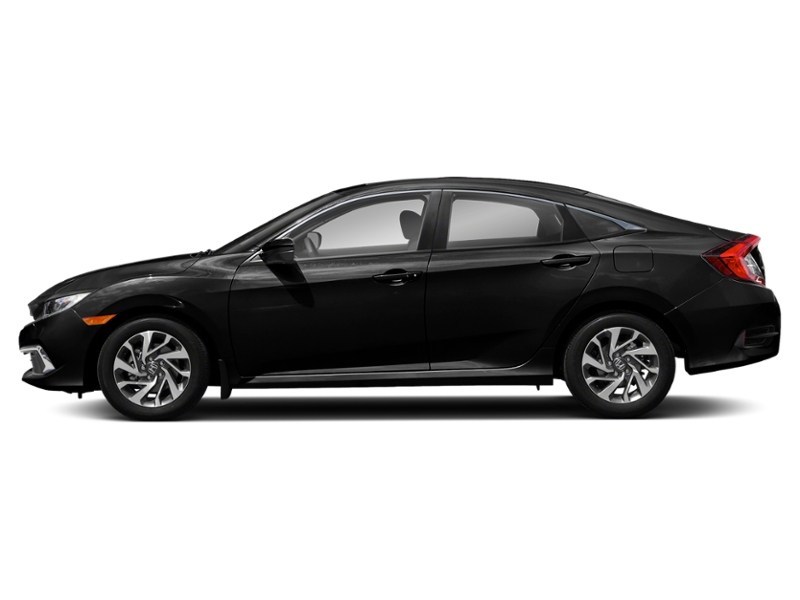 2019 Honda Civic EX CVT Crystal Black Pearl  Shot 3