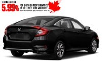2021 Honda Civic EX CVT Crystal Black Pearl  Shot 2