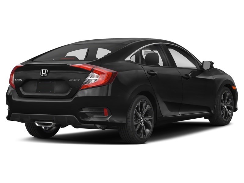2020 Honda Civic Sport CVT Crystal Black Pearl  Shot 12