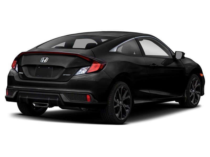2020 Honda Civic Sport CVT Crystal Black Pearl  Shot 2