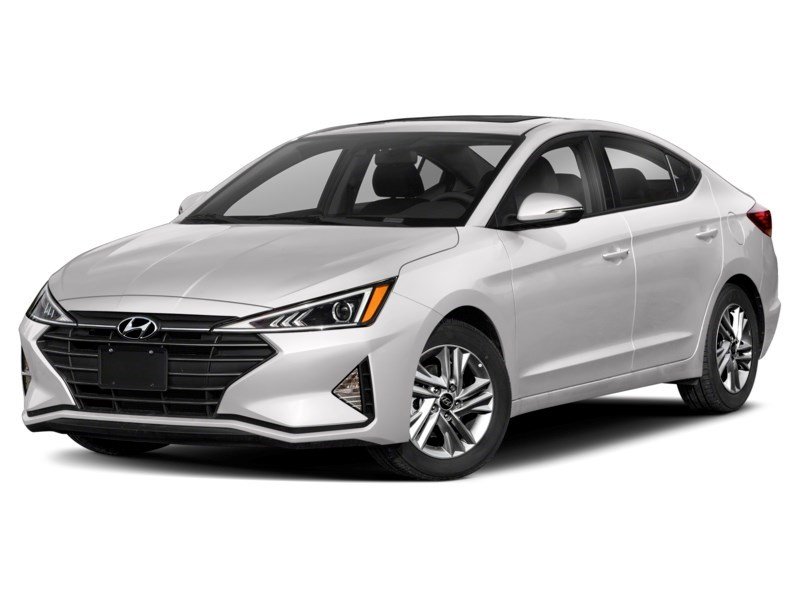 2019 Hyundai Elantra Preferred Auto w/Sun & Safety Package Polar White  Shot 1