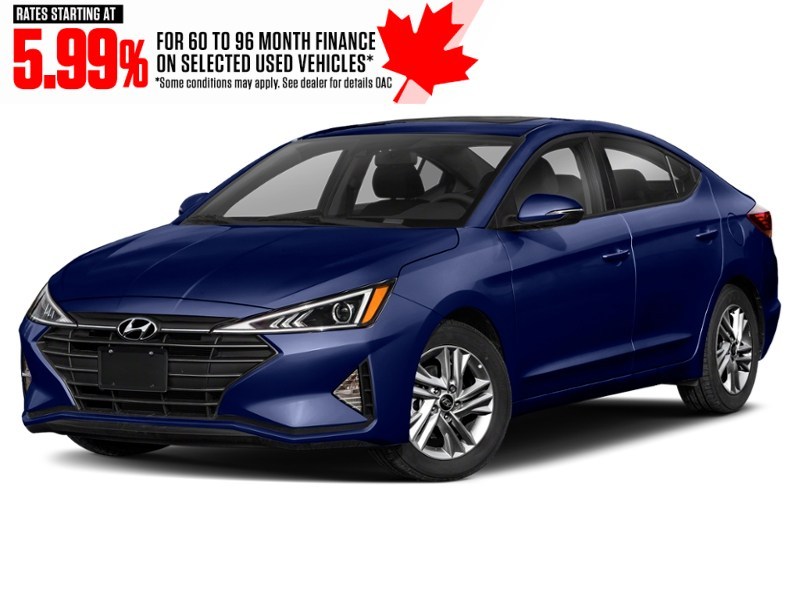2020 Hyundai Elantra Preferred w/Sun & Safety Package IVT Intense Blue  Shot 1