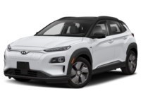 2021 Hyundai Kona Electric Preferred w/Two-Tone Roof FWD Chalk White w/Black Roof  Shot 1