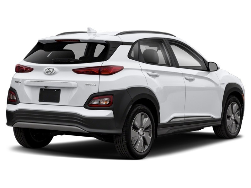 2019 Hyundai Kona Electric Ultimate FWD Chalk White Metallic  Shot 2