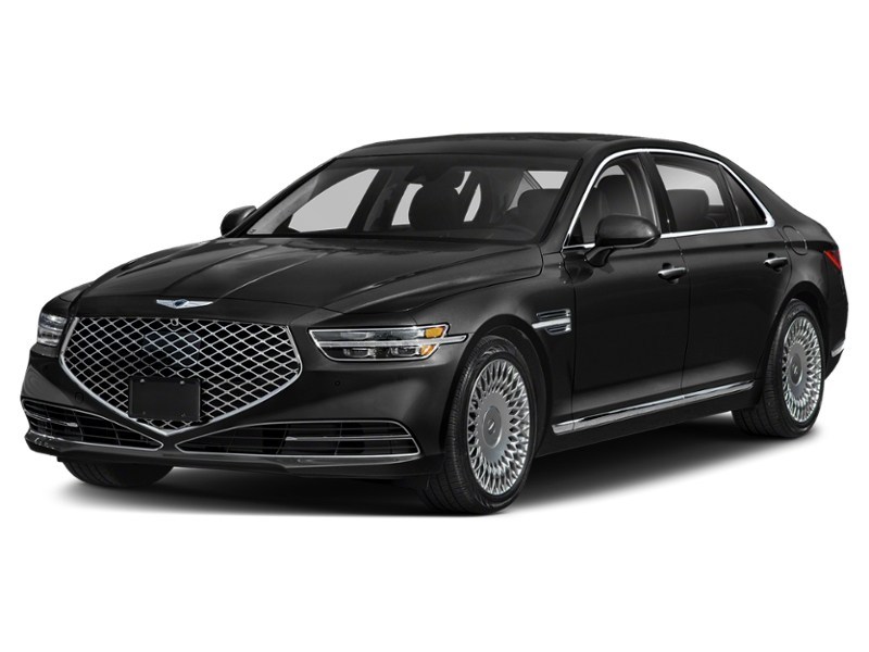 2022 Genesis G90 5.0 Prestige w/Multi-Spoke Wheel Vic Black  Shot 1